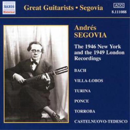 Andrés Segovia Great Guitarists: Andres Segovia - Vol. 2 (CD) Album