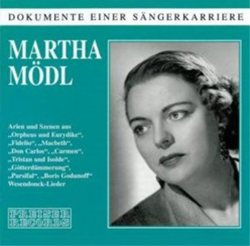 Martha Mödl Martha Modl Sings Arias (CD) Album