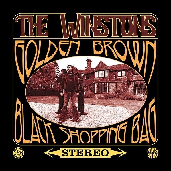 THE WINSTONS Golden Brown/Black Shopping Bag (Solid gold vinyl) 7" italian prog