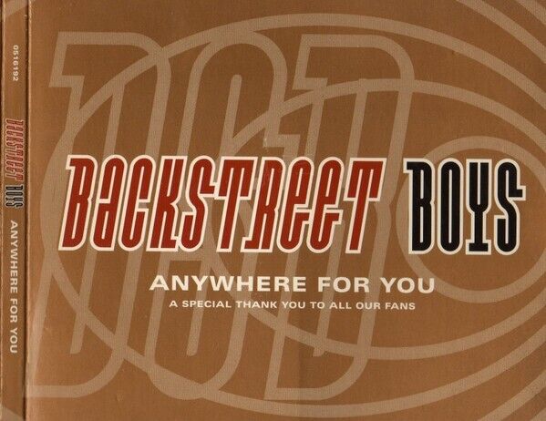 BACKSTREET BOYS - Anywhere for you CD single no sealed unplayed