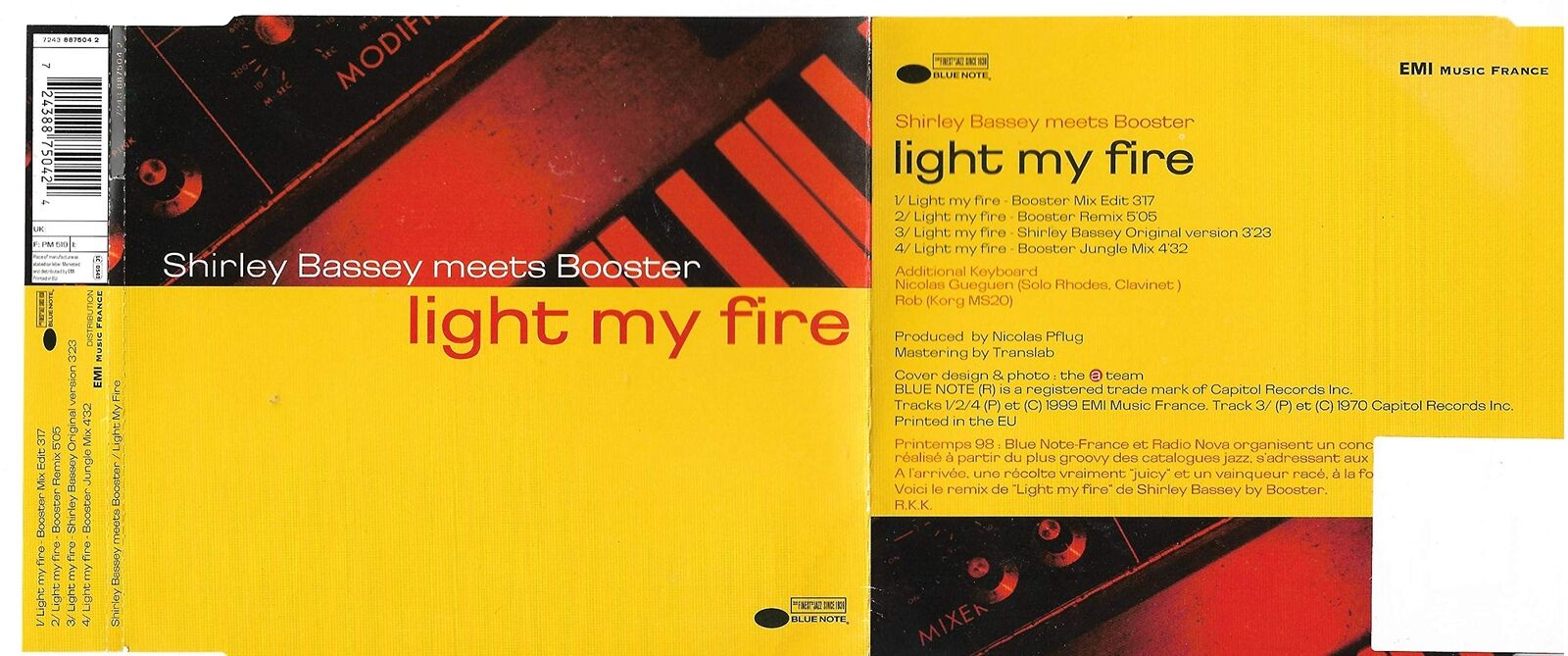 Shirley Bassey Light My Fire (CD)