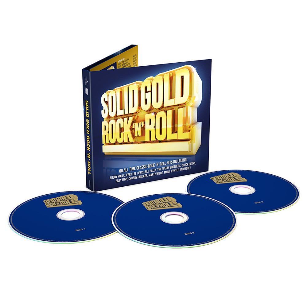 Solid Gold Rock 'N' Roll / Various (3 Cd) - AA.VV. (Audio Cd)