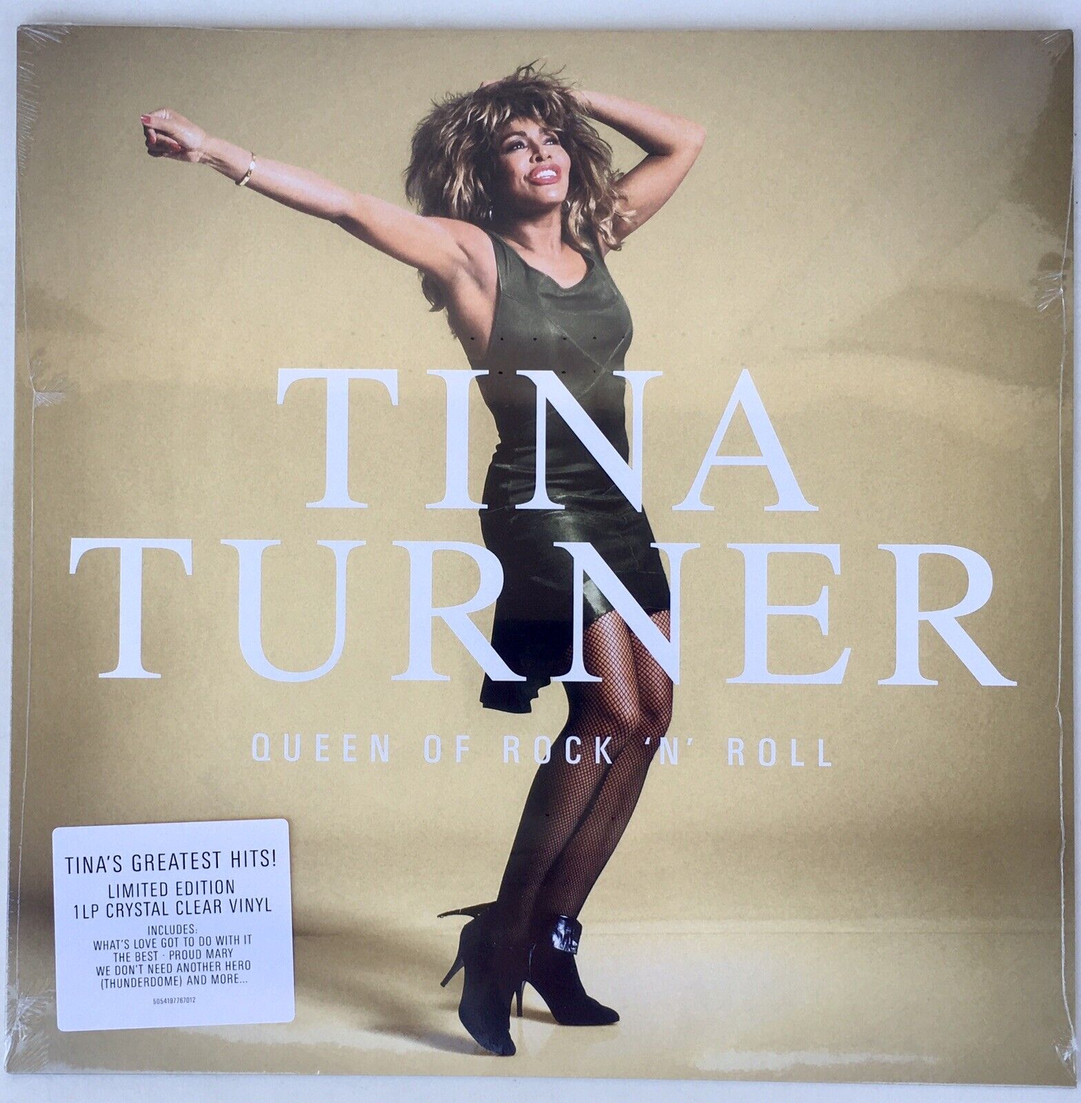 TINA TURNER QUEEN OF ROCK 'N' ROLL LP  LIMITED  EDITION CLEAR VINYL SEALED