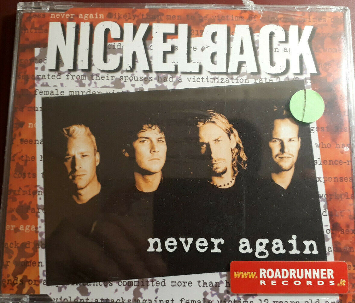 NICKELBACK-NEVER AGAIN 3 TRACK+1 VIDEO *CDS BRAND NEW SEALED NUOVO SIGILLATO