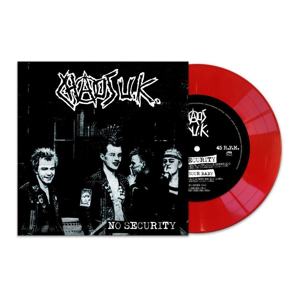 Chaos UK No Security (Vinyl LP) 7" Single Coloured Vinyl