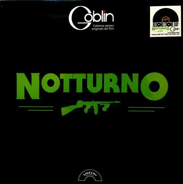 GOBLIN Notturno O.S.T. LP (ltd.ed.clear acid green vinyl + poster) 