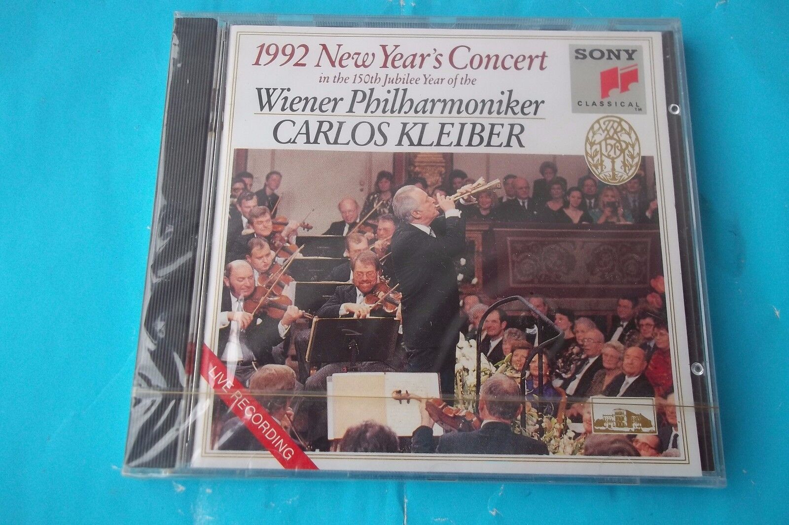 1992 NEW YEAR'S CONCERT CARLOS KLEIBER CD SONY CLASSICAL  NEW SEALED