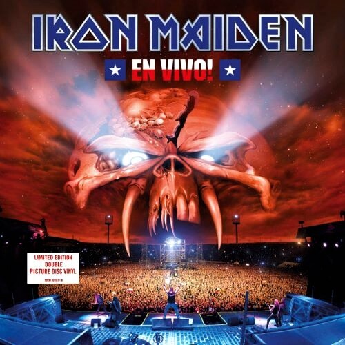 IRON MAIDEN ‎– En Vivo! 2LP Limited Edition Picture Disc new and sealed M/M