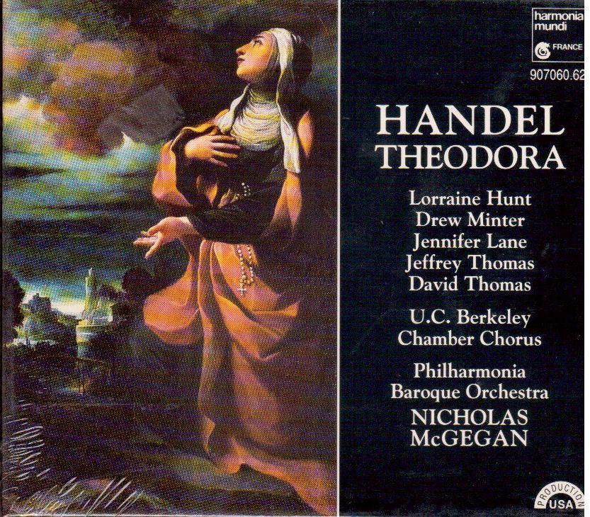 Handel: Theodora / Mcgegan, Hunt, Minter - CD