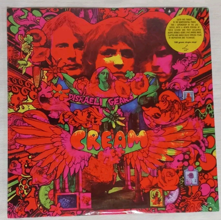 Cream – Disraeli Gears Lilith LR140 LP BLUES 2007 copertina in rilievo Mono 180g