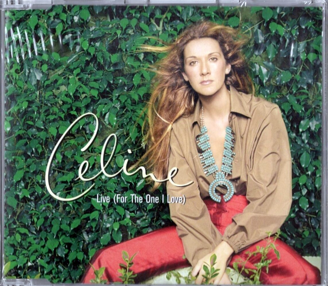 CELINE DION - LIVE (FOR THE ONE I LOVE) - CD SINGOLO 3 TRACKS NUOVO SIGILLATO