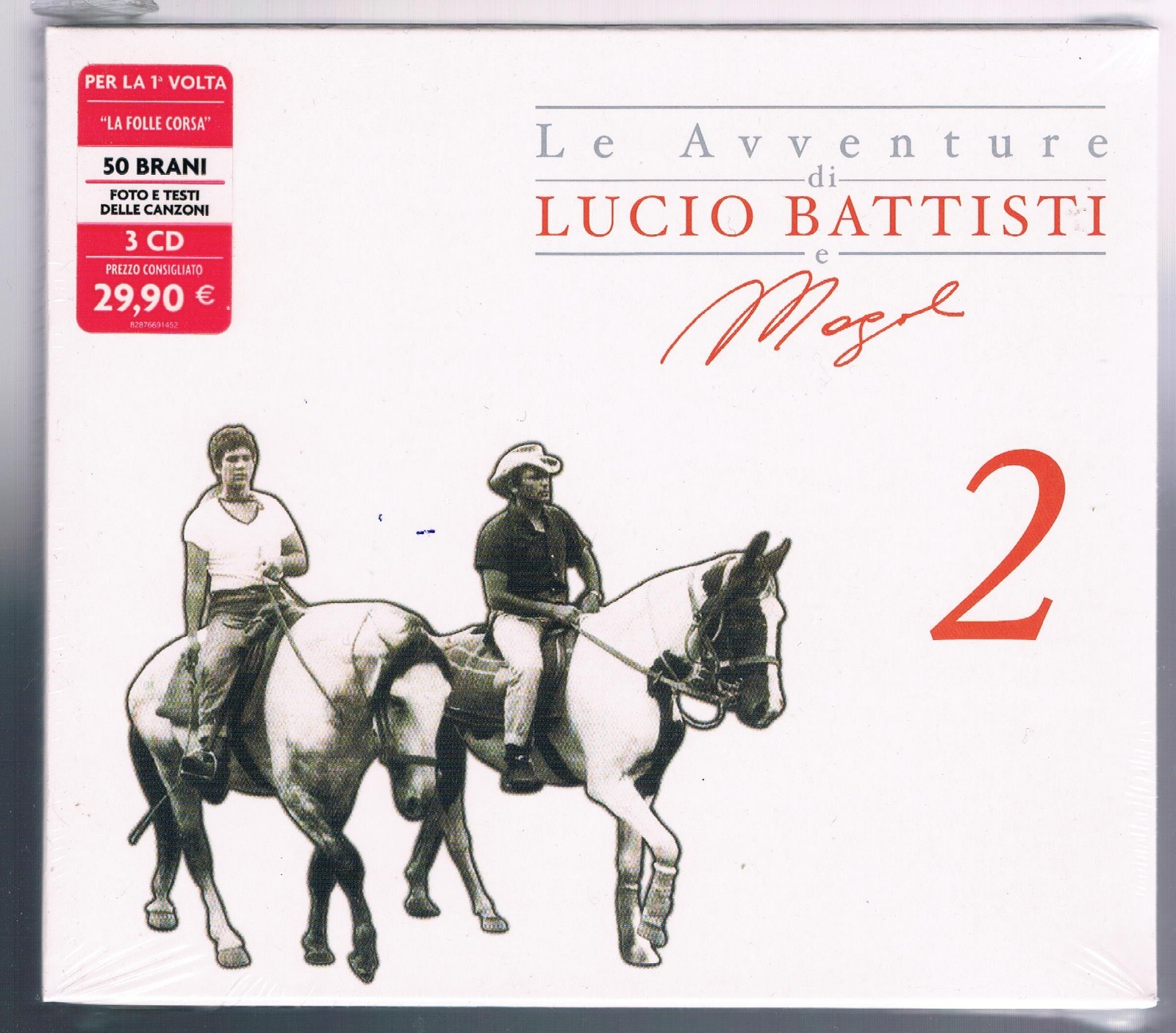 LE AVVENTURE DI BATTISTI E MOGOL BOX 3 CD vol. 2 F.C.  SIGILLATO!!!