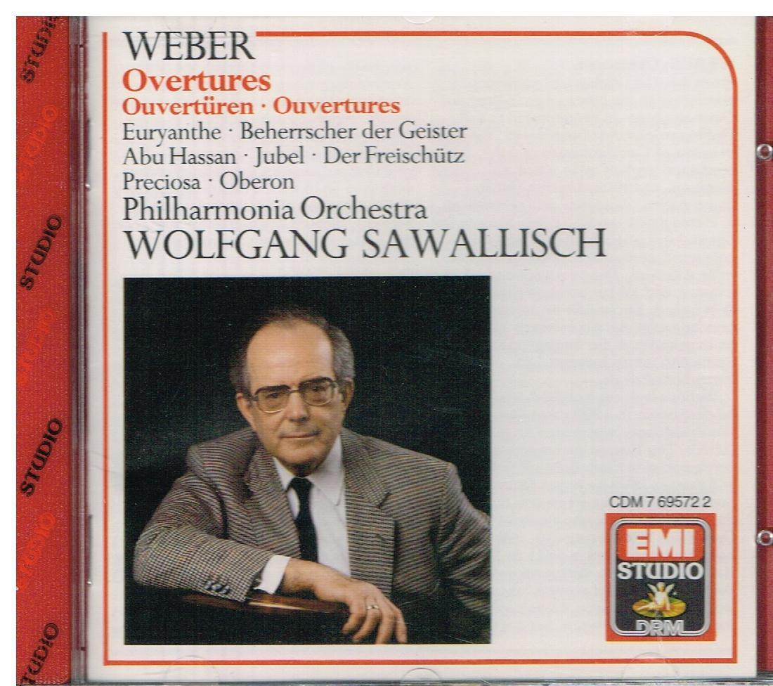Weber: Overtures / Sawallisch, Staatskapelle Dresden - CD