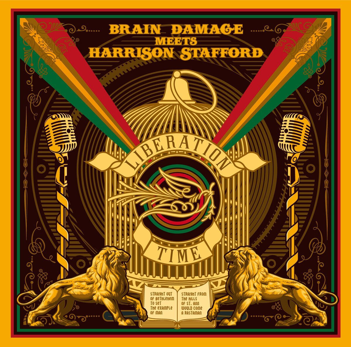 Brain Damage Meets Harrison Stafford Liberation Time (CD) Album Digipak