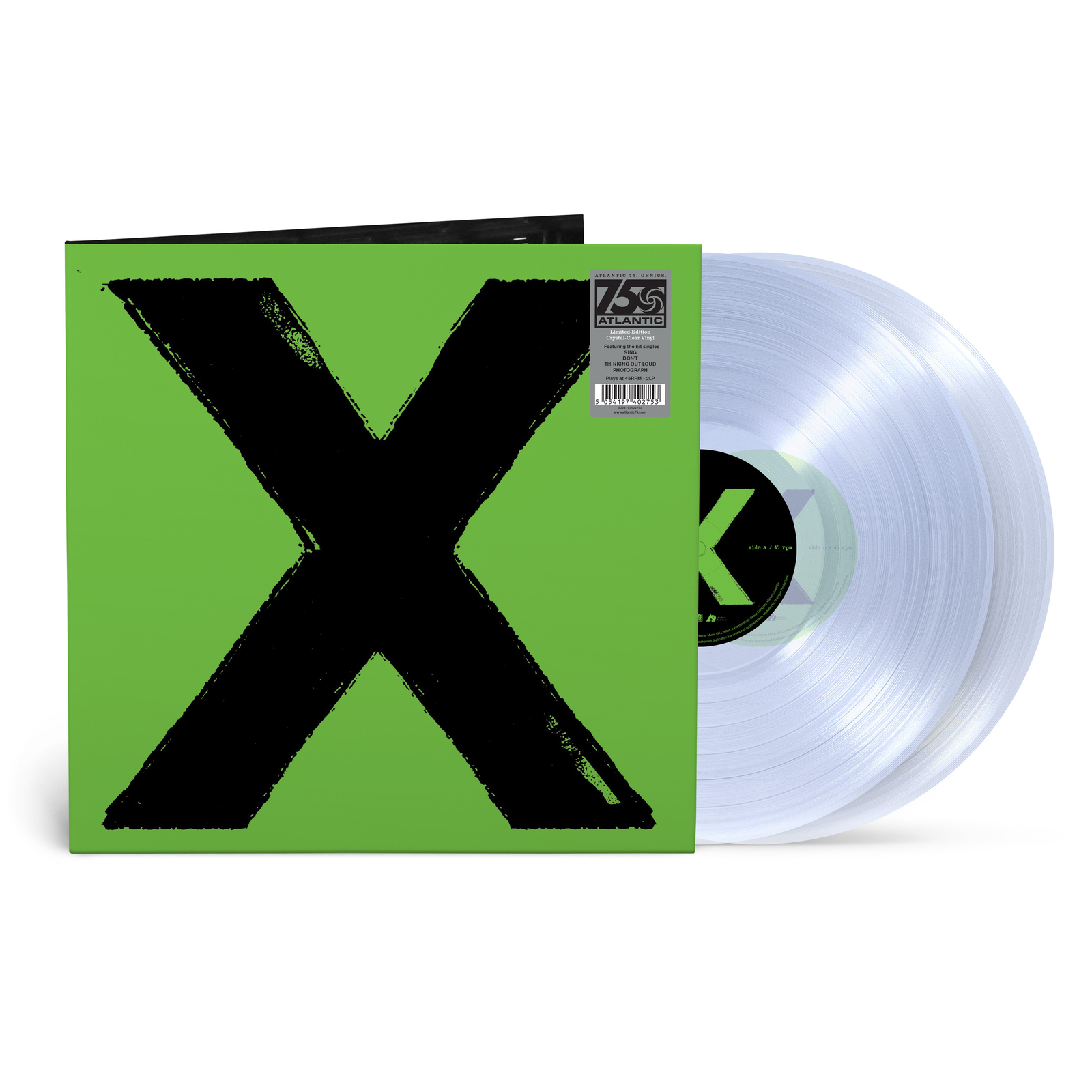 Ed Sheeran  - X (vinyl Transparent) - 2 Vinili