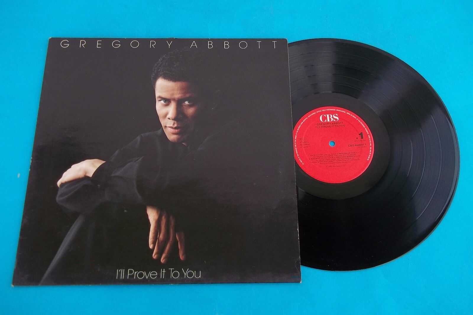 GREGORY ABBOTT "I'LL PROVE IT TO YOU " LP 1988 CBS RECORDS NUOVO NON SIGILLATO