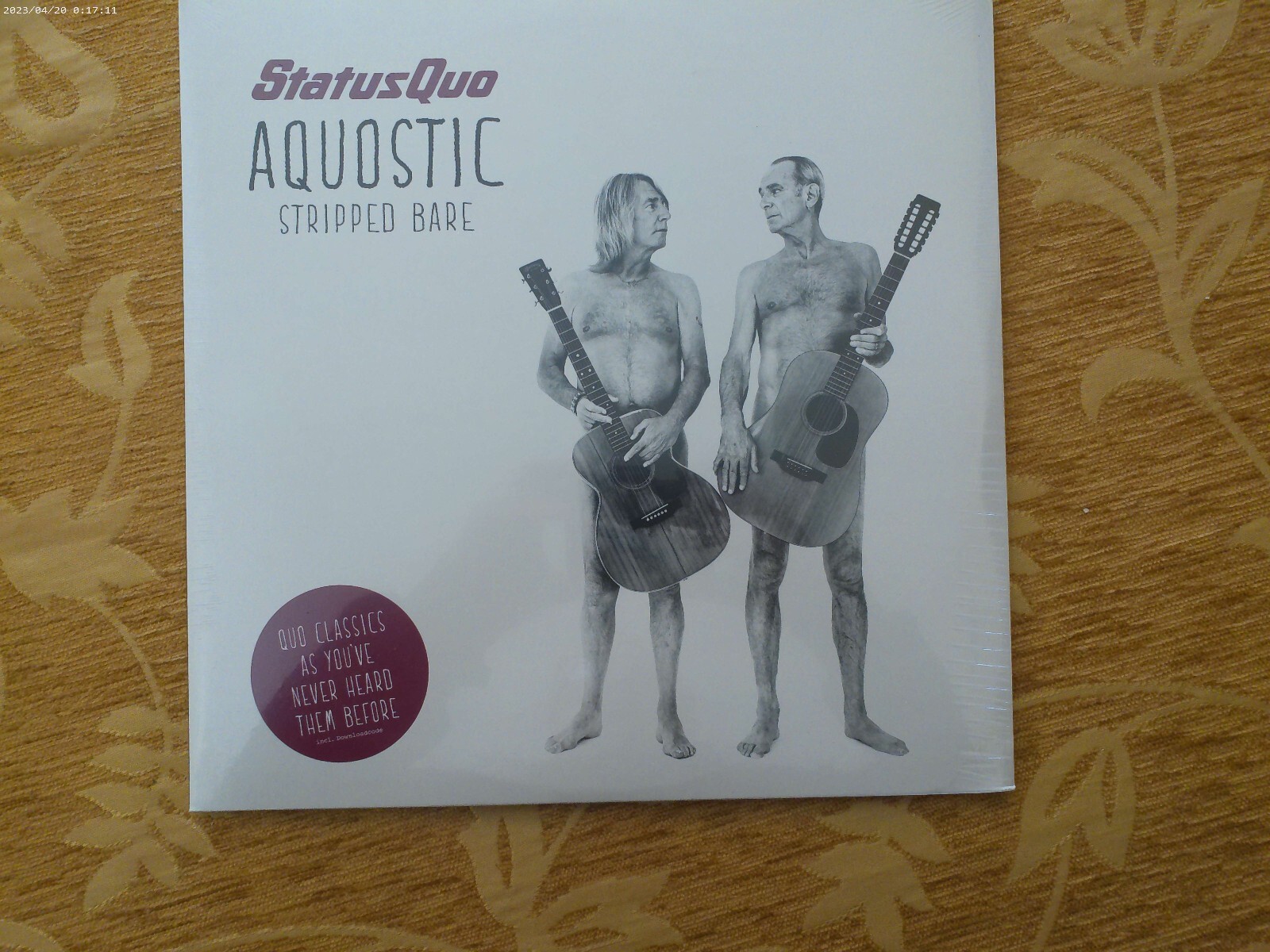 Status Quo - Aquostic Stripped Bare 2xLP 2014 Europe M/M