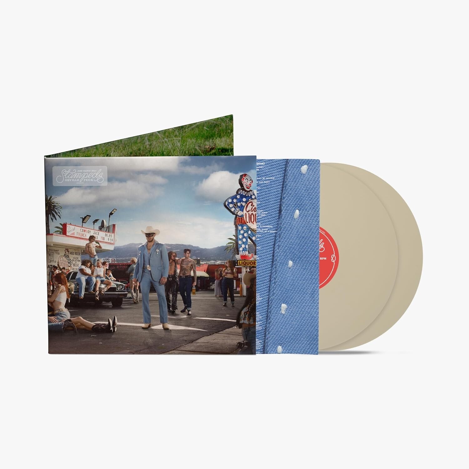 ORVILLE PECK Stampede 2xLP Limited Bone Vinyl Edition PRENOTAZIONE ADVANCE