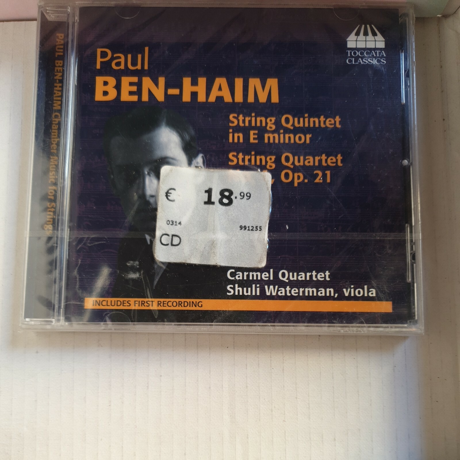 Carmel Quartet; Waterman-Chamber Music For Strings CD NUOVO A3