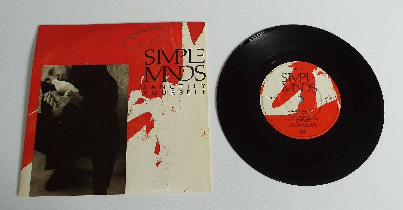SIMPLE MINDS - SANCTIFY YOURSELF - 7"