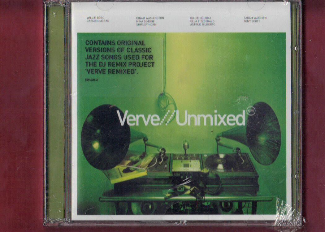 VERVE UNMIXED COMPILATION CD NUOVO SIGILLATO