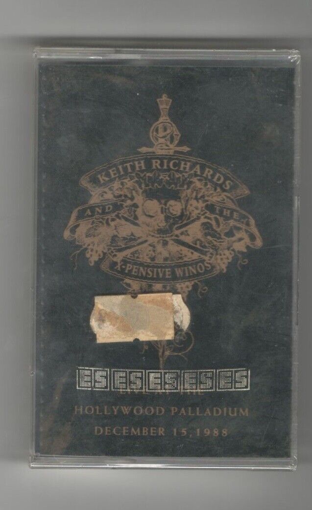 KEITH RICHARDS -HOLLYWOOD PALLADIUM DECEMBER 88  MUSICASSETTA MC NUOVA SIGILLATA