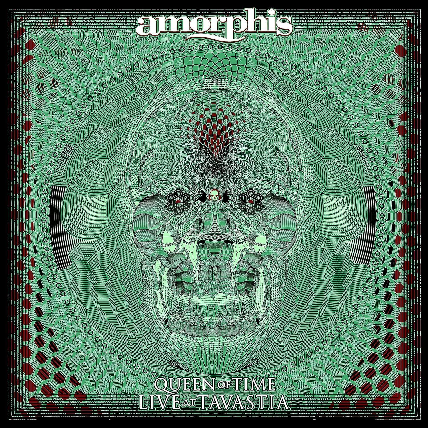 Amorphis Queen Of Time Live At Tavastia 2021 in green blackdust with  (Vinyl LP)