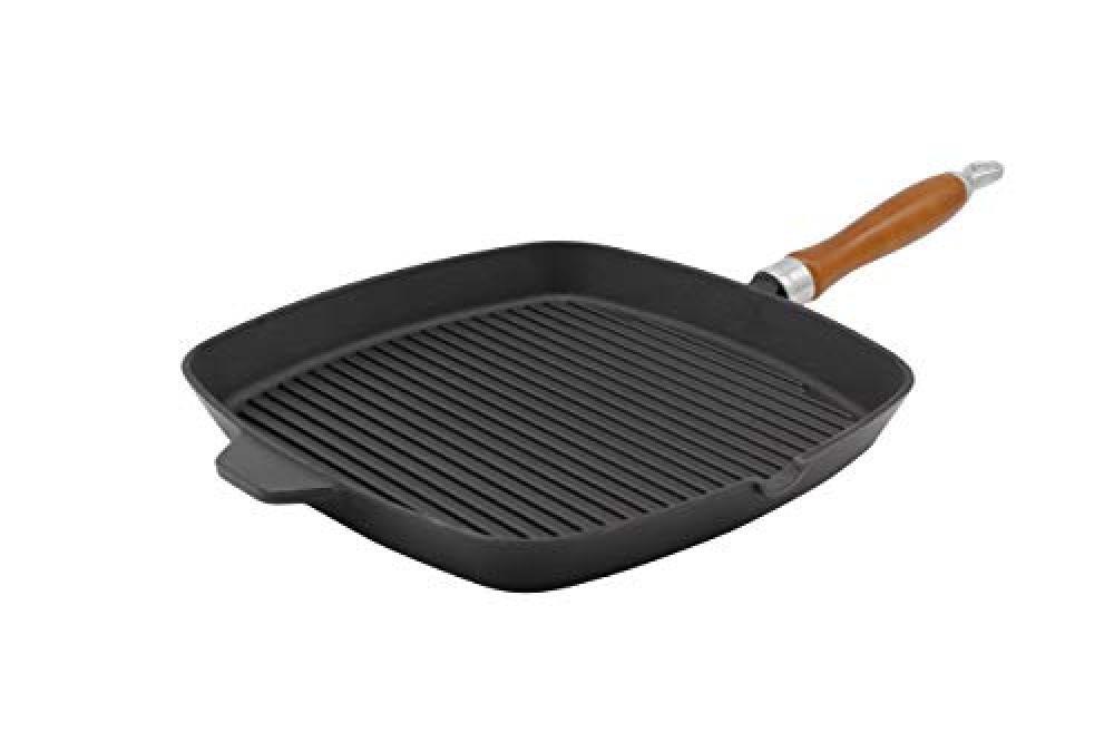 (TG. 28 x 28 cm) Krüger 63028 Rustica - Bistecchiera in ghisa 28 x 28 cm - NUOV