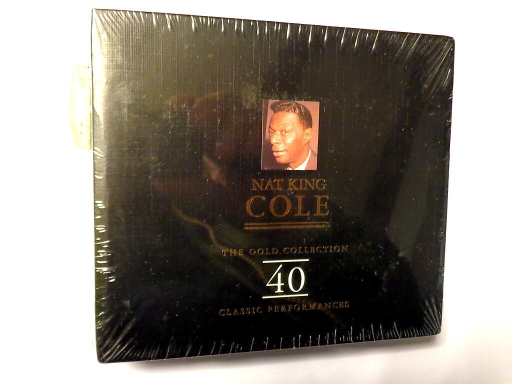 NAT KING COLE -  THE GOLD COLLECTION  - 40 CLASSIC PERFORMANCES - 2 CD SIGILLATO