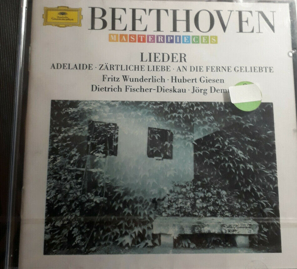 BEETHOVEN FISCHER DIESKAU DEMUS GIESEN WUNDERLICH- LIEDER *CD NEW SEALED NUOVO