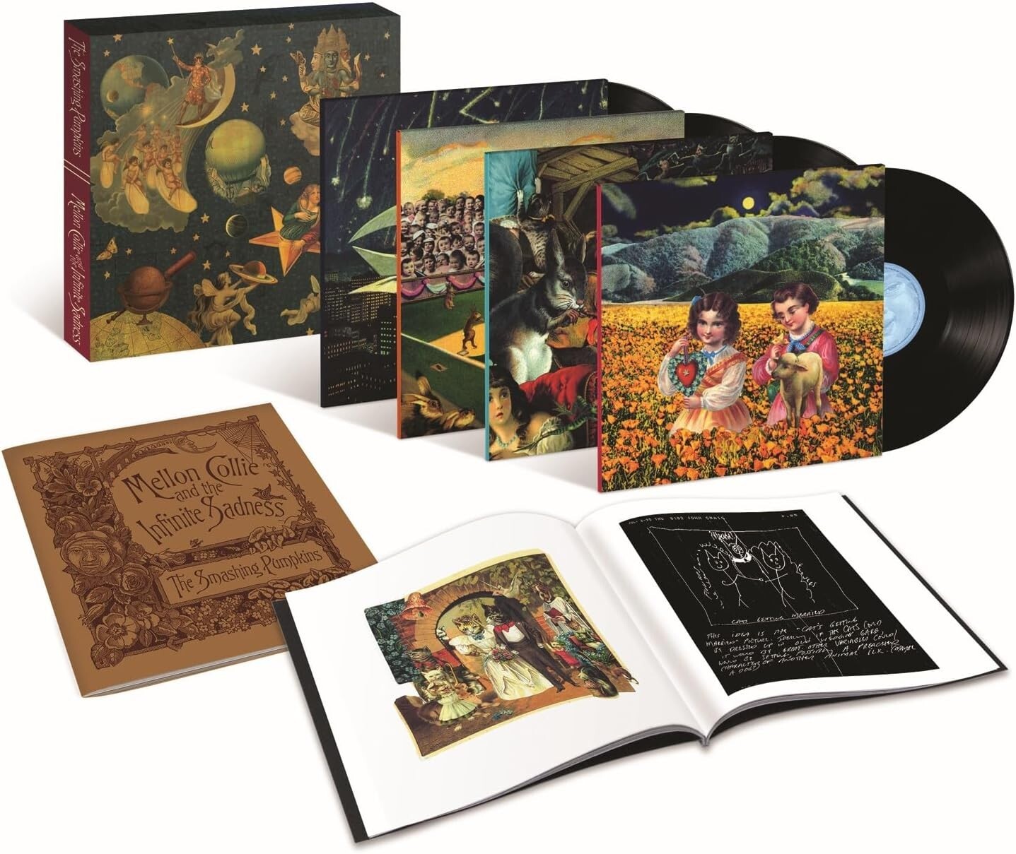 SMASHING PUMPKINS- Mellon Collie And The Infinite Sadness (23) 4 LP vinyl + BOOK