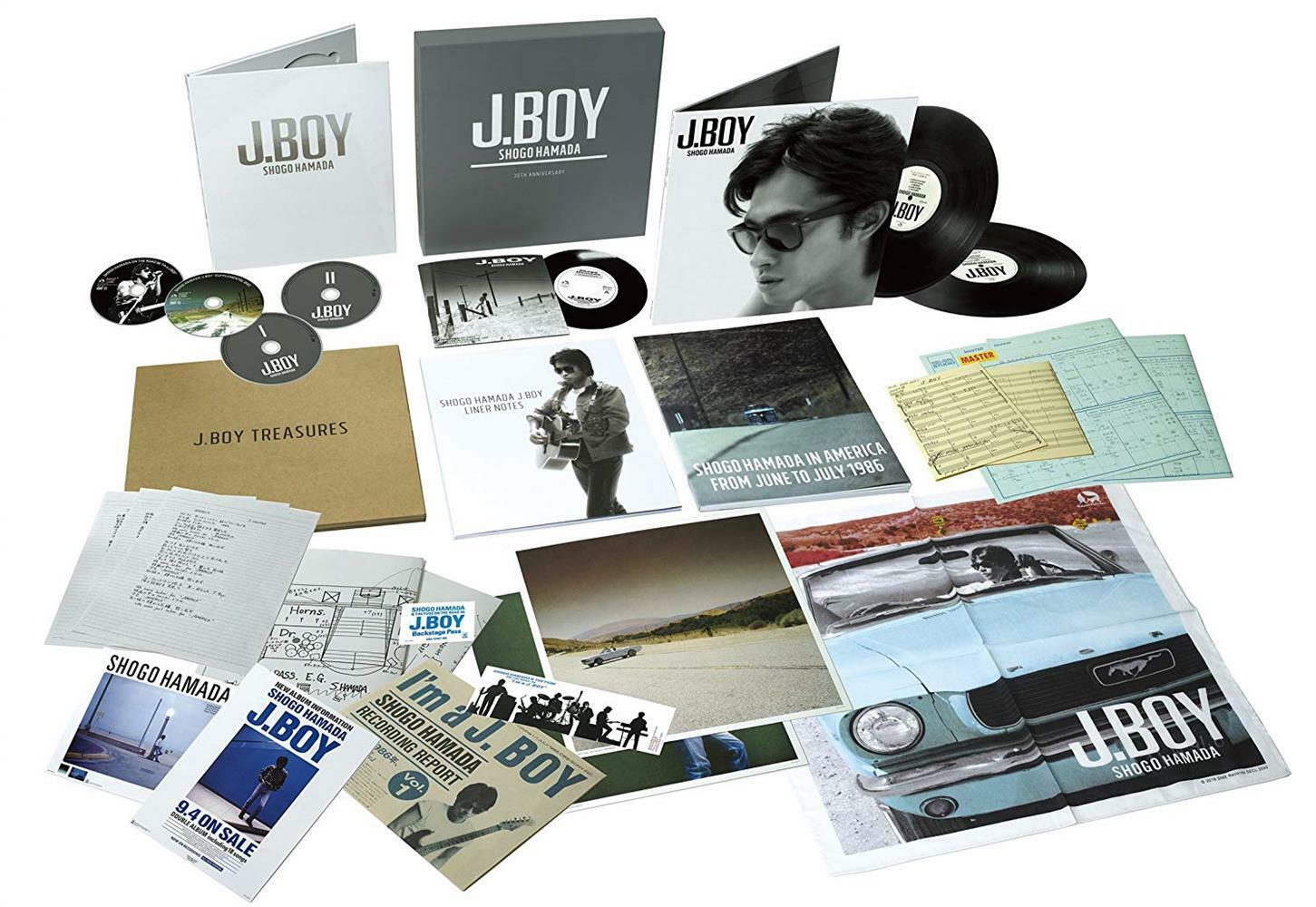 J.Boy' 30Th Anniversary Box Set (4 Cd+2 Lp+7"+Dvd) - Shogo Hamada (Audio Cd)