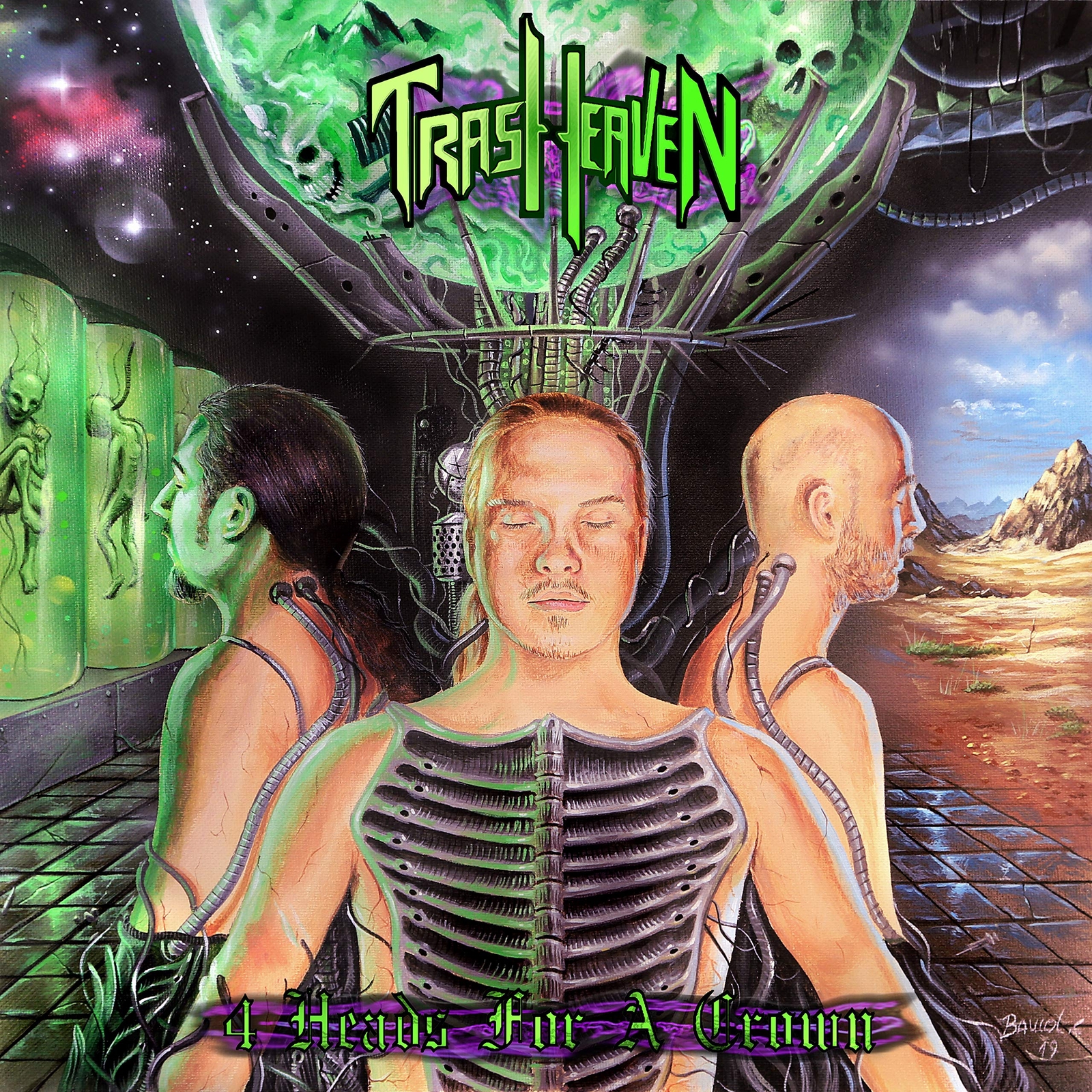 Trash Heaven 4 Heads For A Crown (CD)