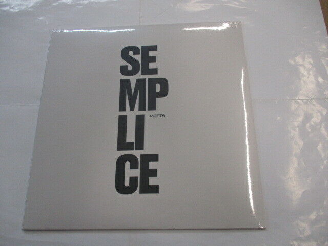 MOTTA - SEMPLICE - LP BLUE VINYL AUTOGRAPHED NEW SEALED 2021 - COPY # 0868/1000