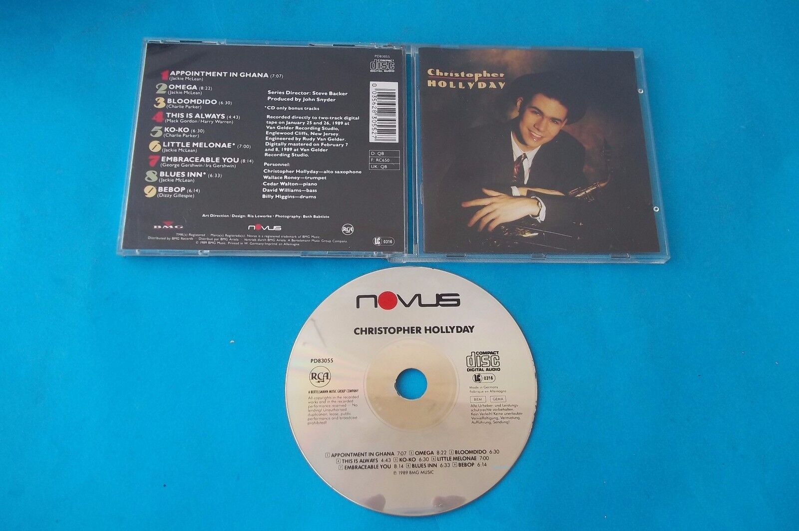 CHRISTOPHER HOLLYDAY " OMONIMO " CD 1989 BMG NUOVO