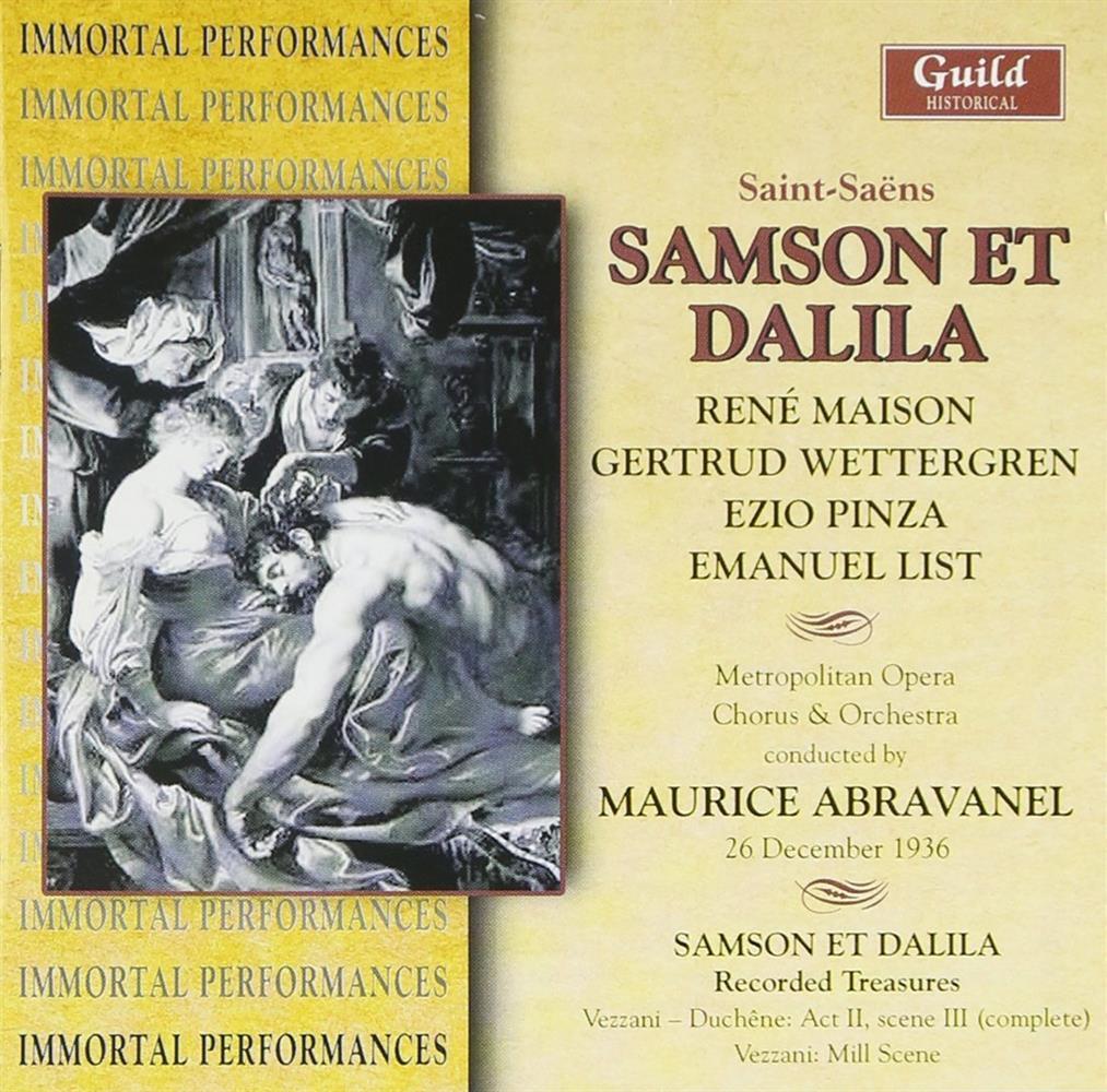 Samson Et Dalila (2 Cd) - Camille Saint-Saens (Audio Cd)
