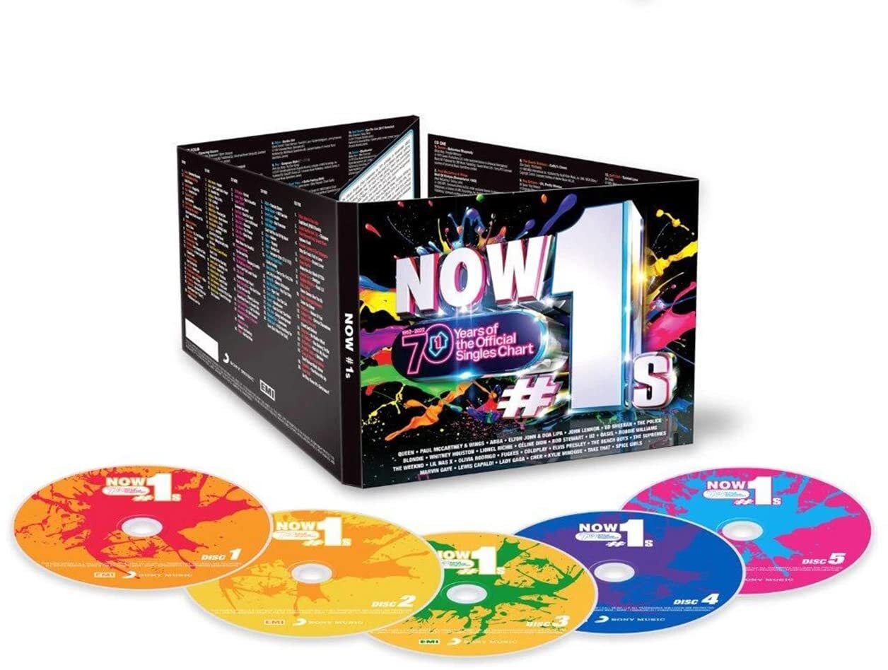 7058258 Audio Cd Now #1s / Various (5 Cd)