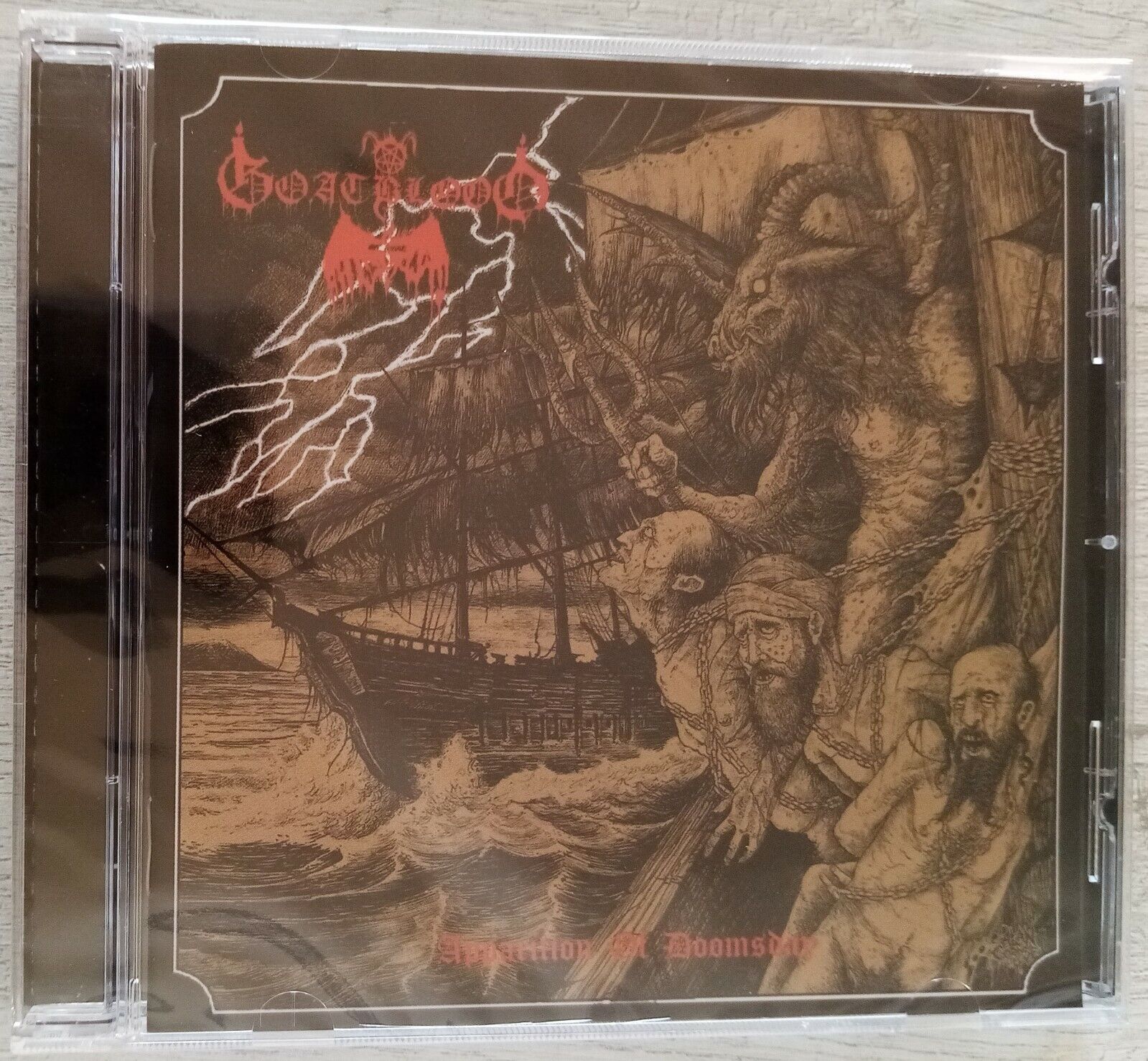 GOATBLOOD - APPARITION OF DOOM CD 2020 NEW NECROPHOBIC BEHERIT IMPALED NAZARENE