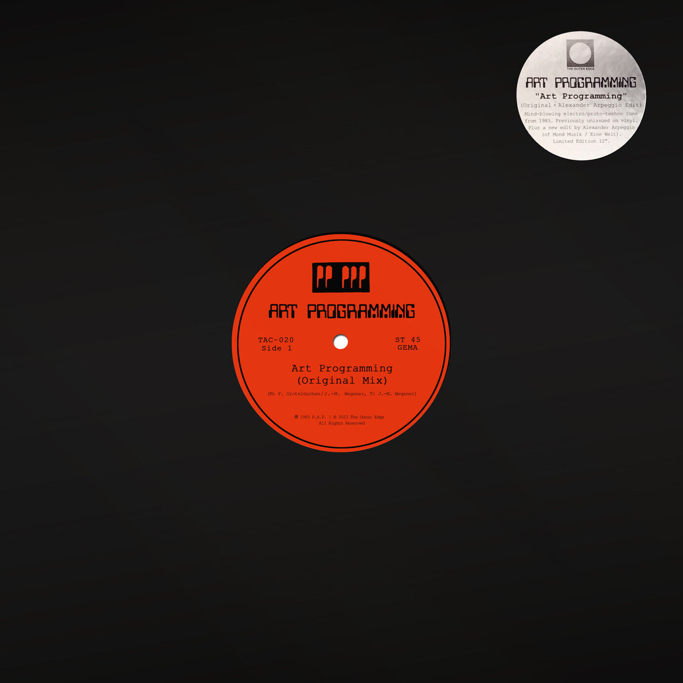 Art Programming Art Programming (Vinyl LP) 12" Single