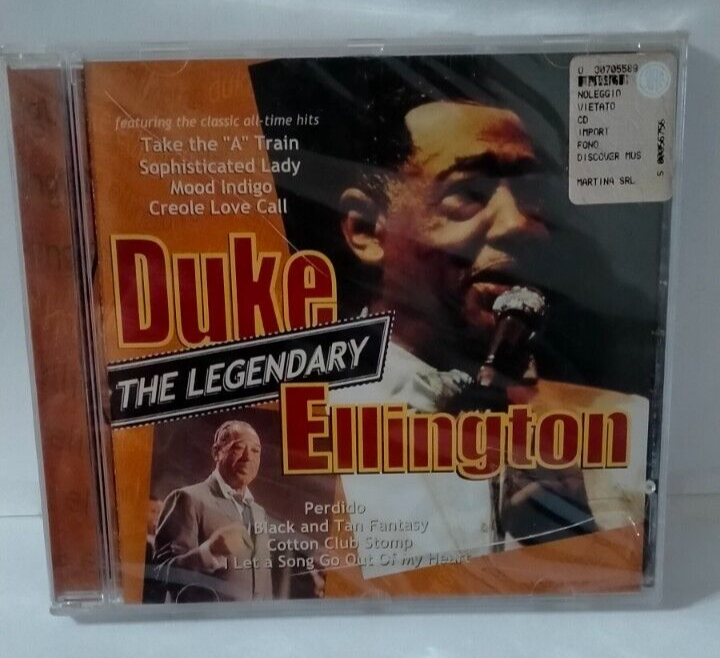 The legendary Duke Ellington  Jazz Cd Nuovo Sigillato custodia rovinata