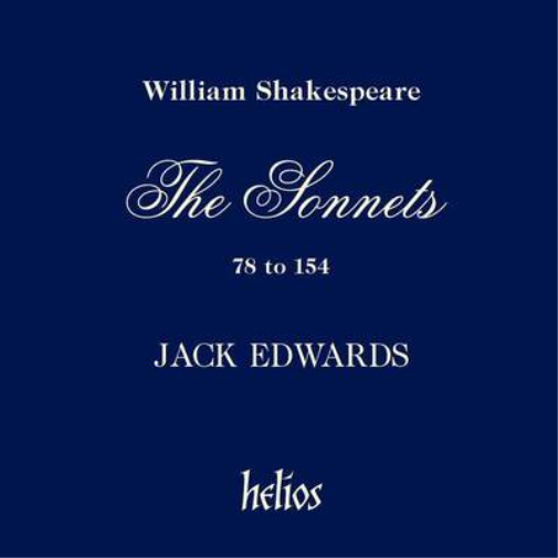 Jack Edwards William Shakespeare: The Sonnets 78 to 154 (CD) Album