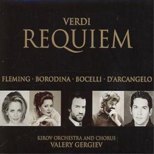 Renée Fleming Verdi Requiem (Fleming/Borodina/Bocelli/D'Arcangelo) (CD) Album
