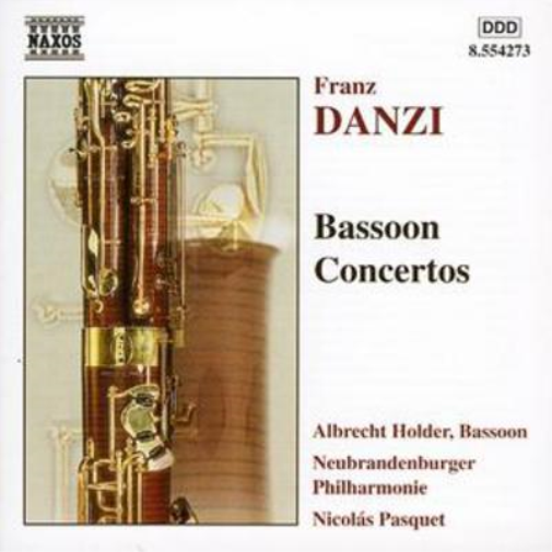 Franz Danzi Bassoon Concertos (Holder, Neubrandenburger Philharmonie) (CD) Album