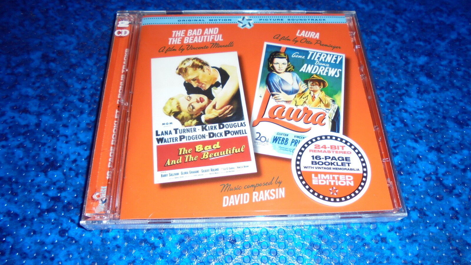 2 CD DOPPIO  NUOVO SIGILLATO COLONNA SONORA THE BAD AND THE BEAUTIFUL+LAURA 2016