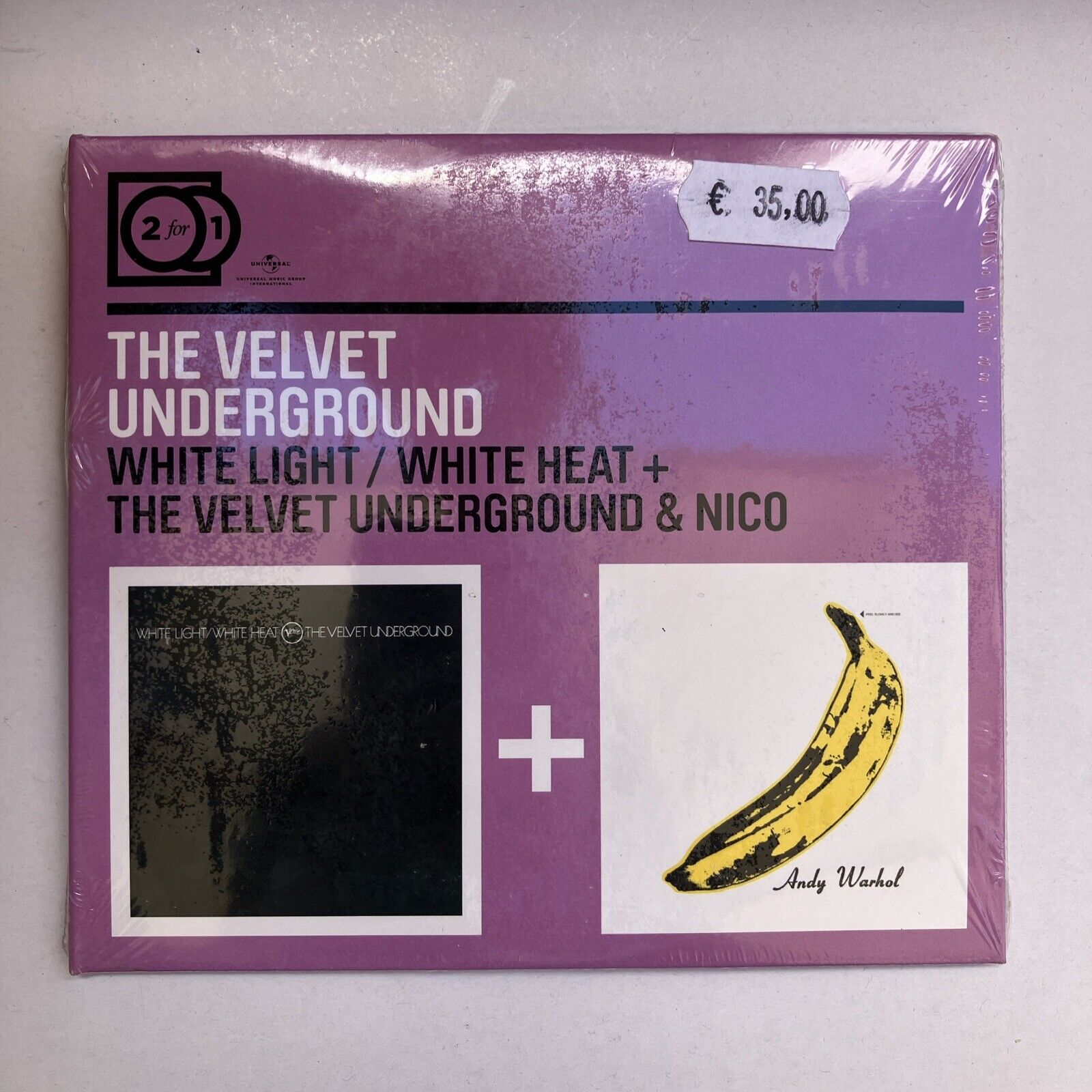 The Velvet Underground WHITE LIGHT/WHITE HEAT+THE VELVET UNDERGROUND & NICO Cd