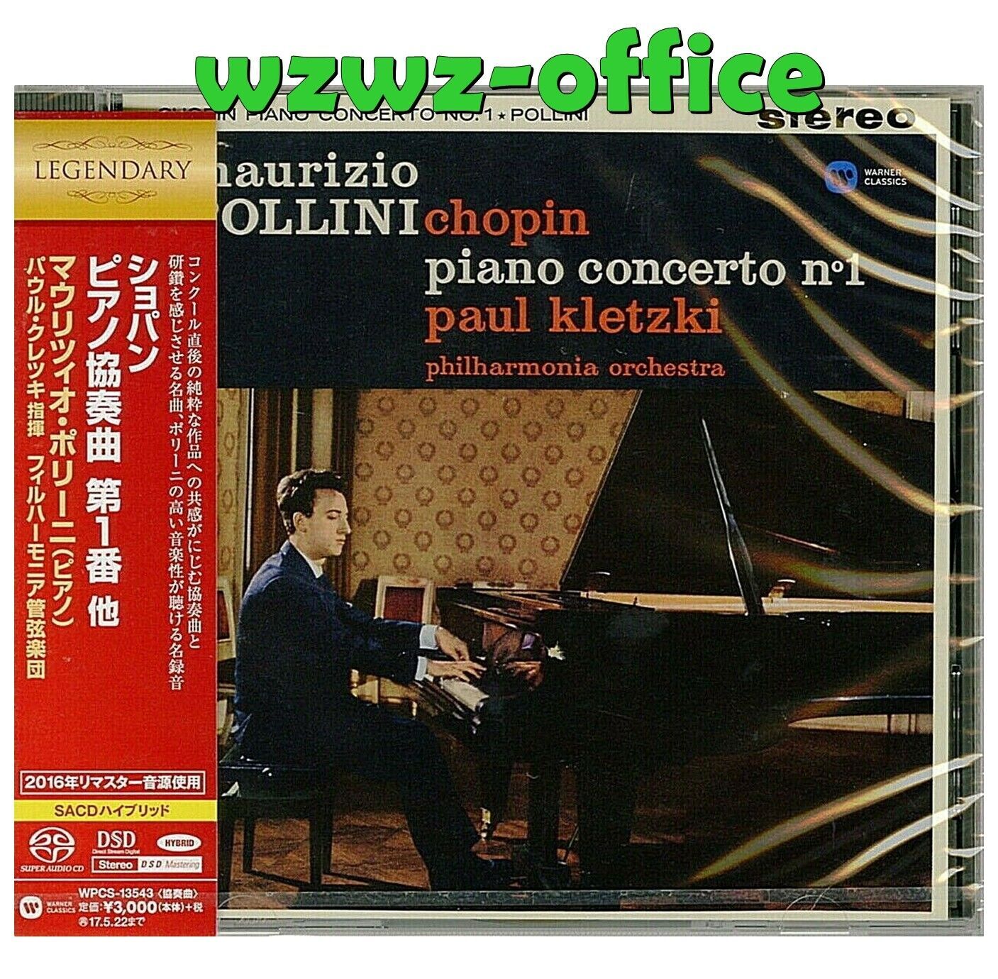 Maurizio Pollini Piano SIGILLATO NUOVO SACD-Hybrid Chopin Con. No.1 OBI...
