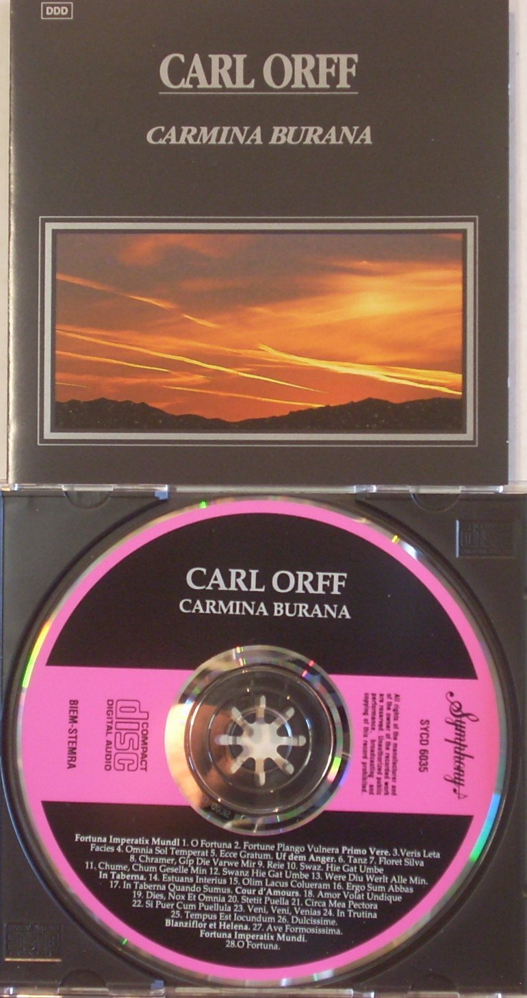 Orchestre Symphonique De Montreal Carmina Burana (CD)
