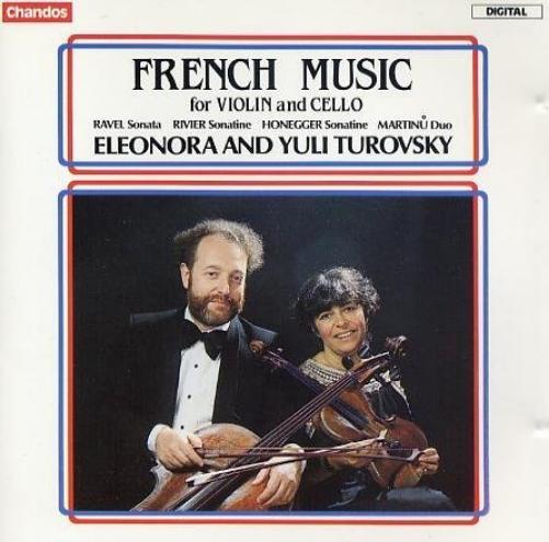 Eleonora Turovsky French Music for Violin & Cello (CD)