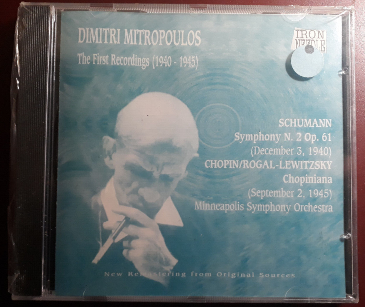 MITROPOULOS-SCHUMANN SINF.2/CHOPINIANA 1940/45 *CD BRAND NEW SEALED SIGILLATO