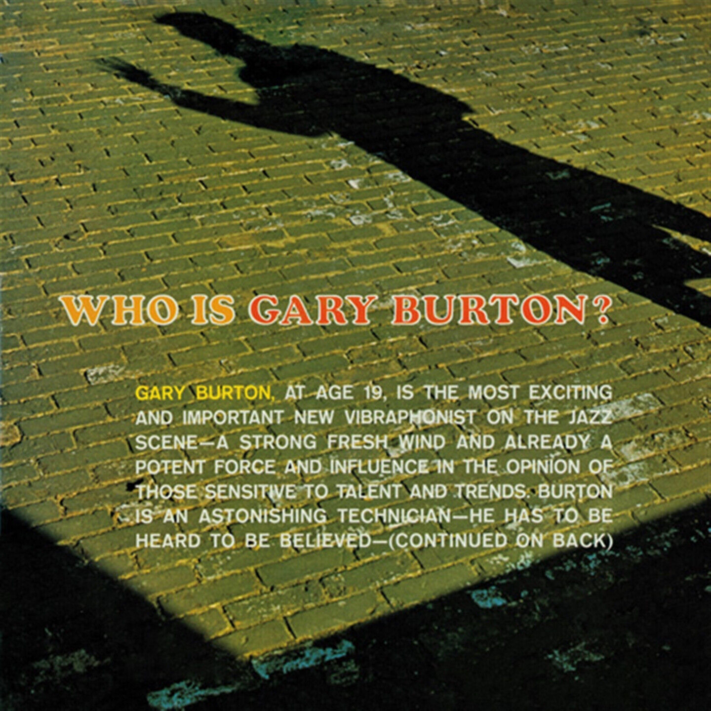Gary Burton - Who Is Gary Burton? (+ Subtle Swing)